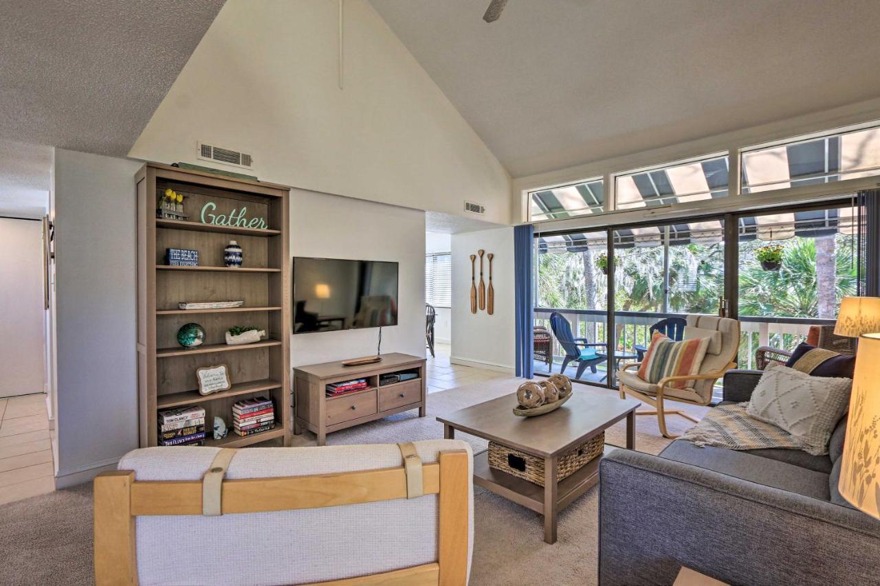 Coastal Oasis With Pool - Walk To Coligny Beach Park Île de Hilton-Head Extérieur photo